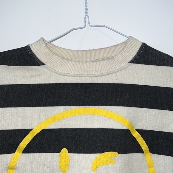 ZARA X Smiley World kids smiley stripes long sleeves top size 9 - Picture 6 of 15